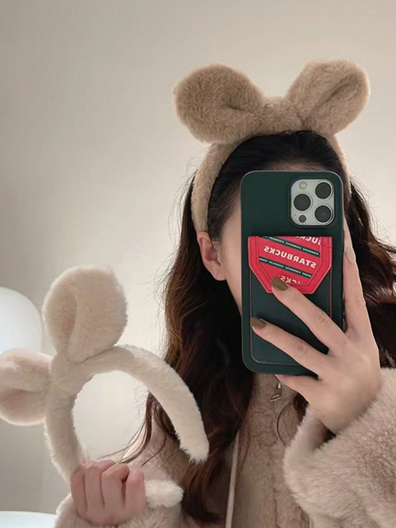 Travel Accessories Gifts For Women - 1pc Women Cute Rabbit Ear Headband,