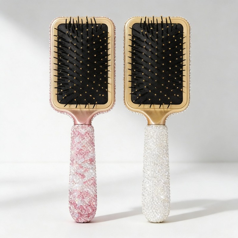 Travel Accessories Gifts For Women - Bling Rhinestone Encrusted Air Cushion Massage