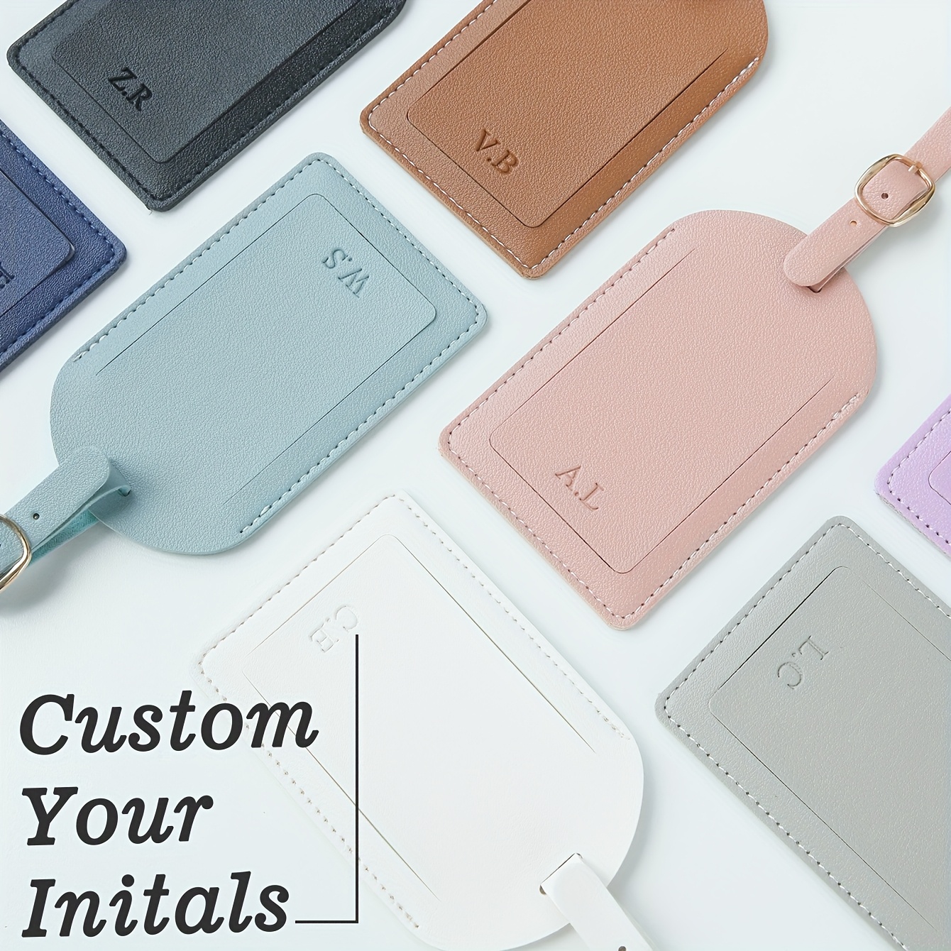 Travel Packing Cube - 1PC Custom Initials Luggage Tag for