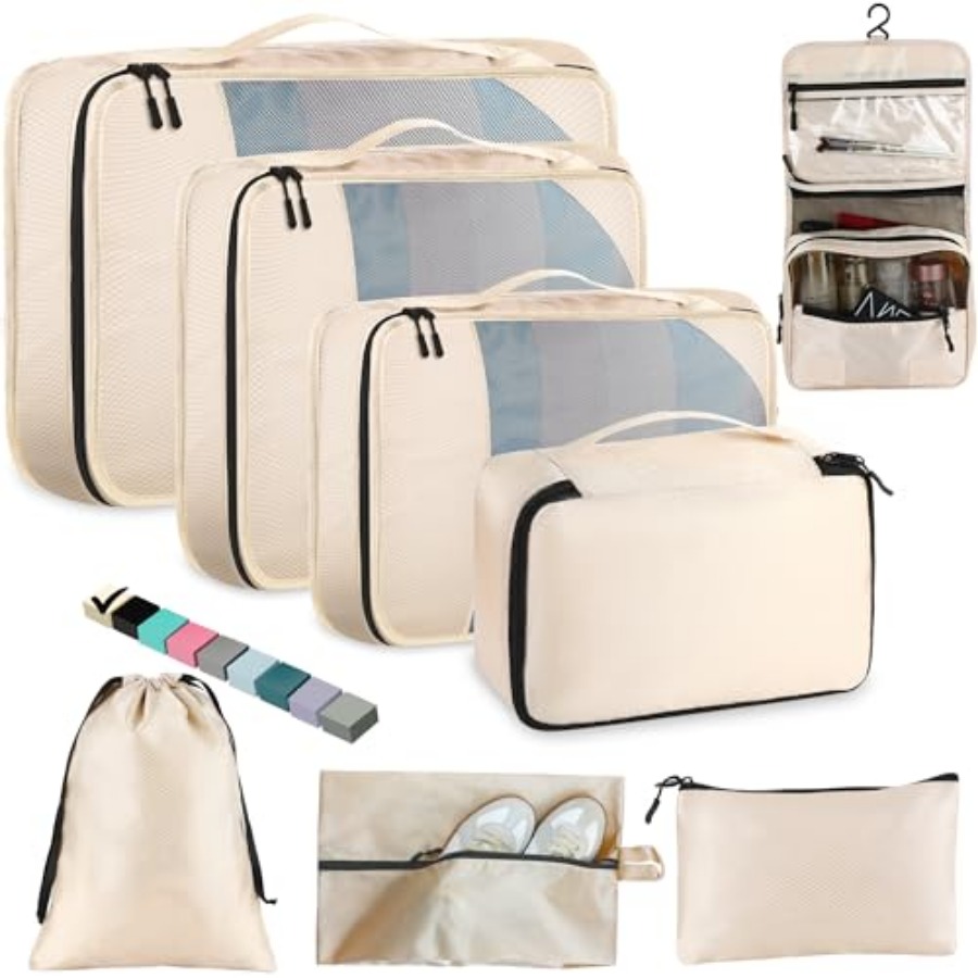 Travel Packing Cube - 8-Piece Packing Cubes for Travel, 2026