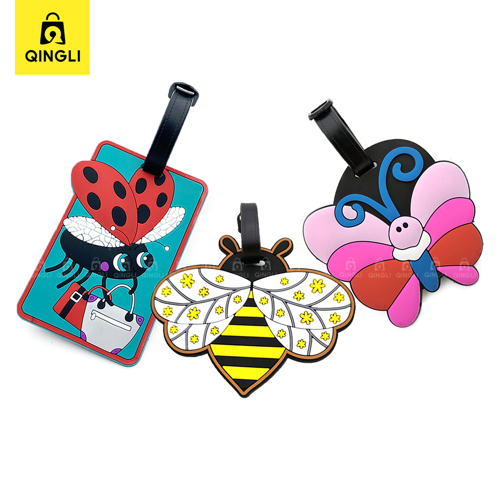 Travel Accessories Designer - Travel Essentials Cartoon Luggage Tag Cute