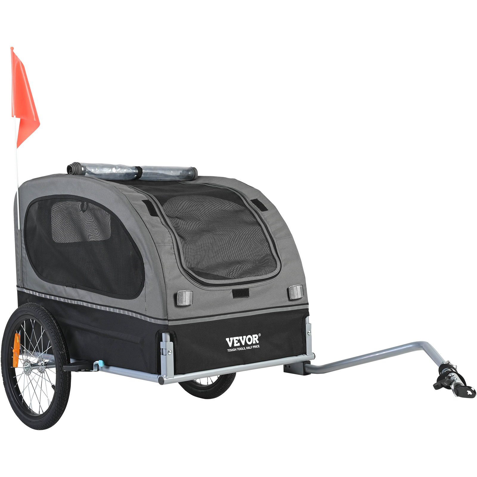 Travel Accessories In Store - SucceBuy 88 lbs Dog Bike Trailer