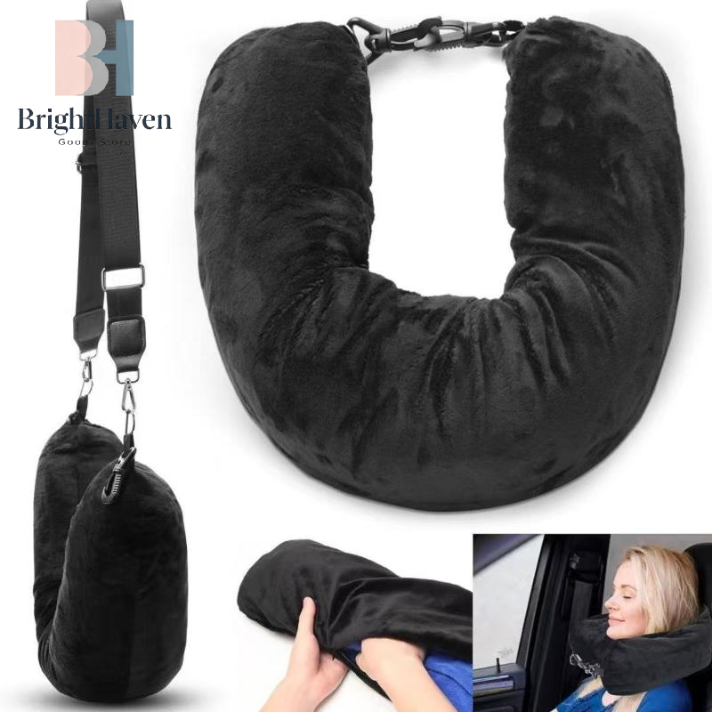 Travel Accessories Pillow - Travel Neck Pillow With Fillable Clothing