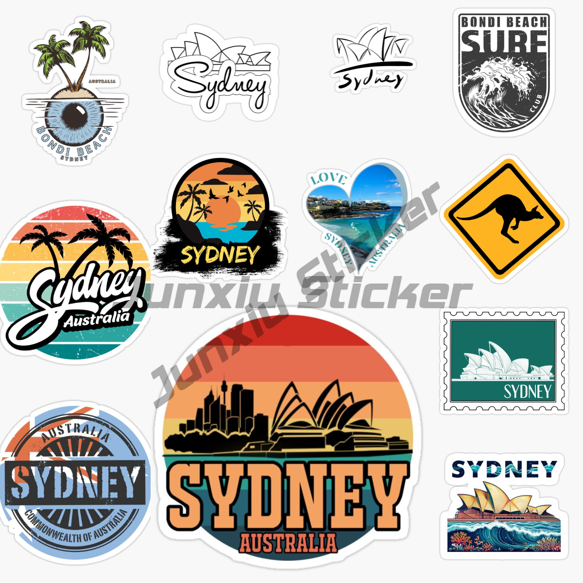 Travel Accessories Sydney - SYDNEY AUSTRALIA Scenic Travel Car Sticker