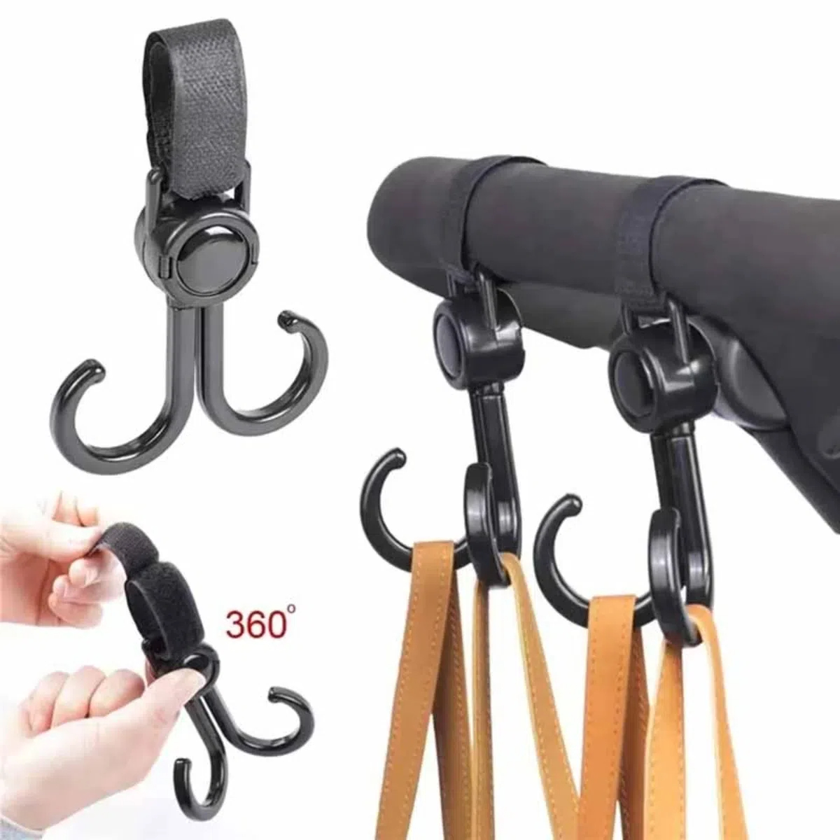 Rotatable Double Hooks Baby St - Travel Accessories For 3 Year Old recension och pris