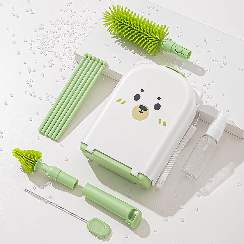 Travel Baby Bottle Brush Set - - Travel Accessories For 3 Year Old recension och pris