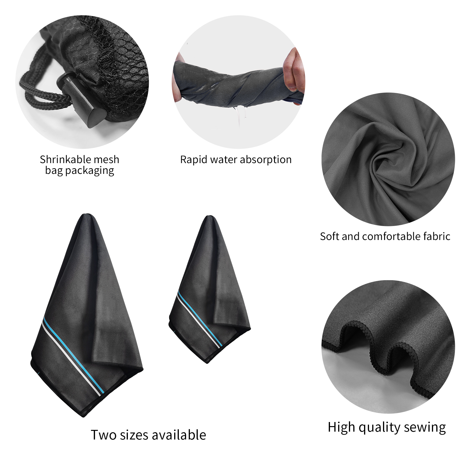 AQUA Microfiber Quick Dry and  - Travel Towel Quick Dry recension och pris
