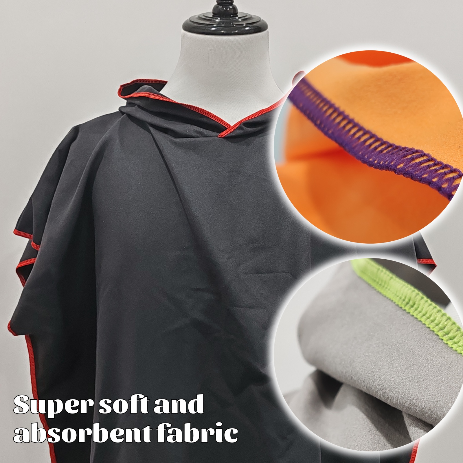 Quick Dry Poncho 80x100cm in B - Travel Towel Quick Dry recension och pris