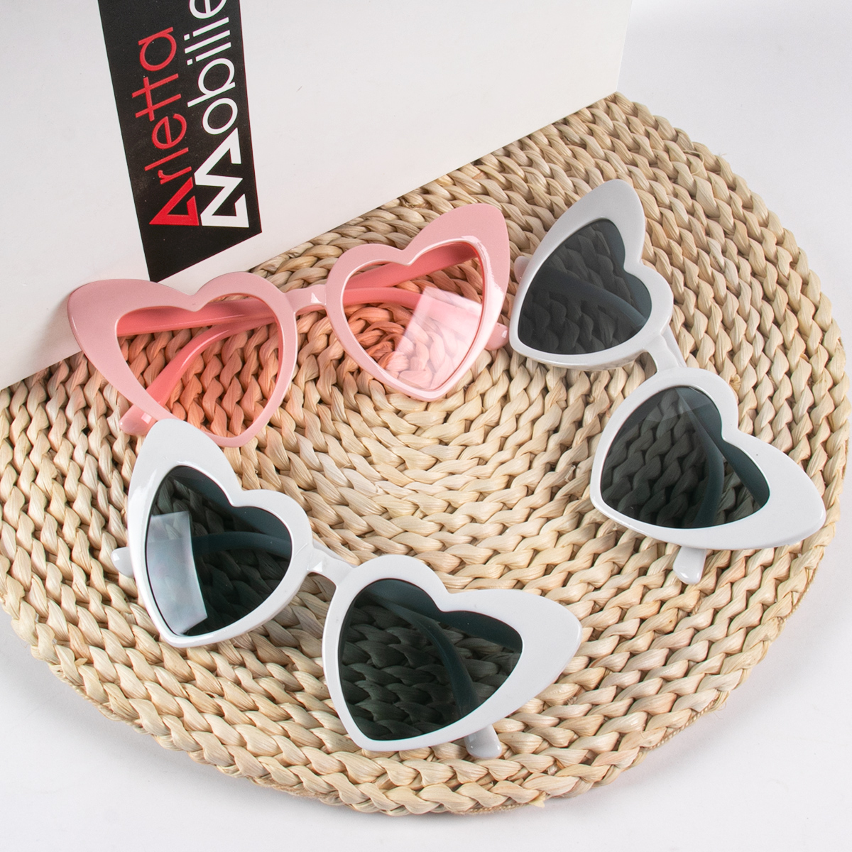 Heart Shaped Sunglasses for Wo - Travel Accessories Shops recension och pris