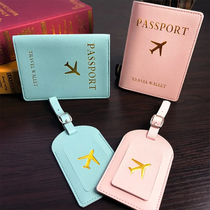 PU Leather Luggage Tag Passpor - Travel Accessories Gear recension och pris