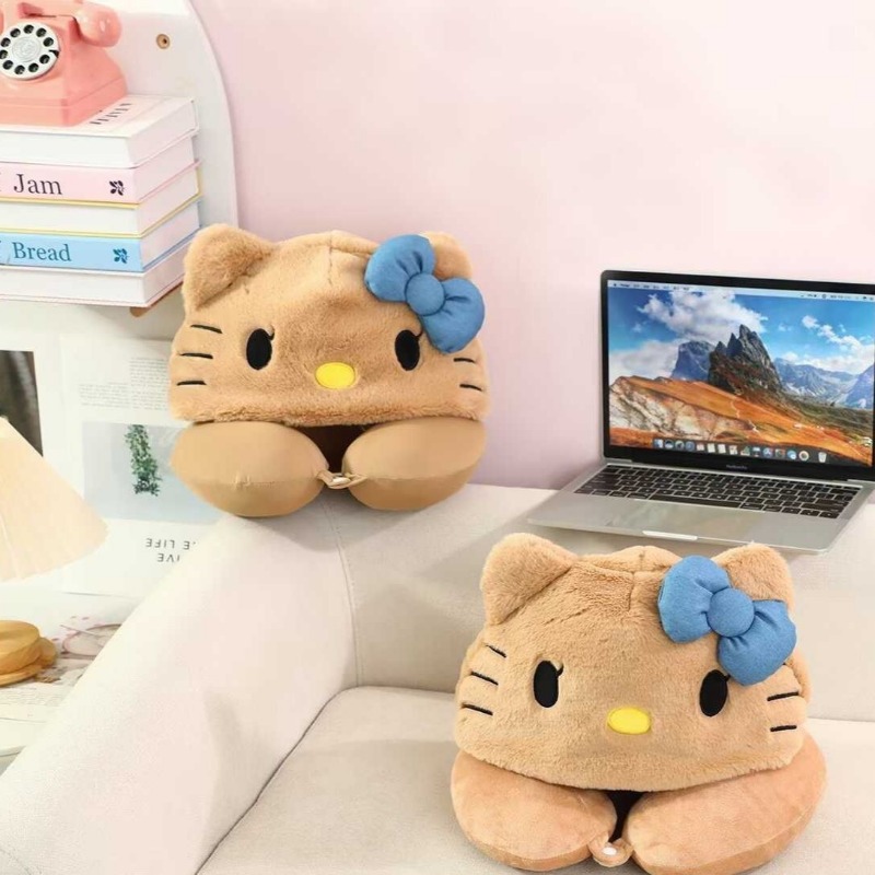 Kitty Hooded U-shaped Pillow T - Travel Accessories Pillow recension och pris
