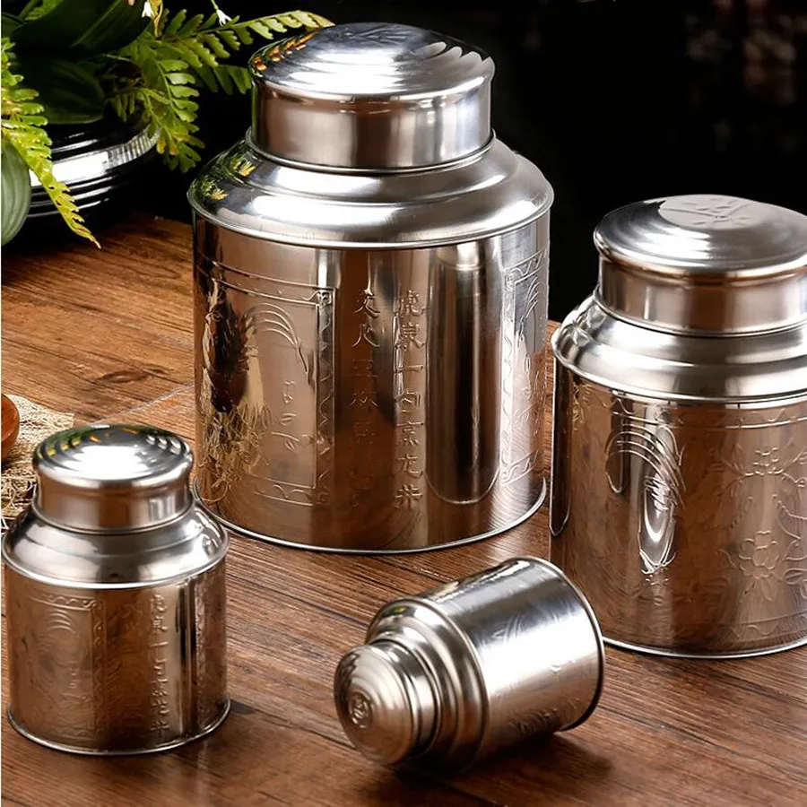 Stainless Steel Large Tea Cadd - Mini Iron Travel recension och pris