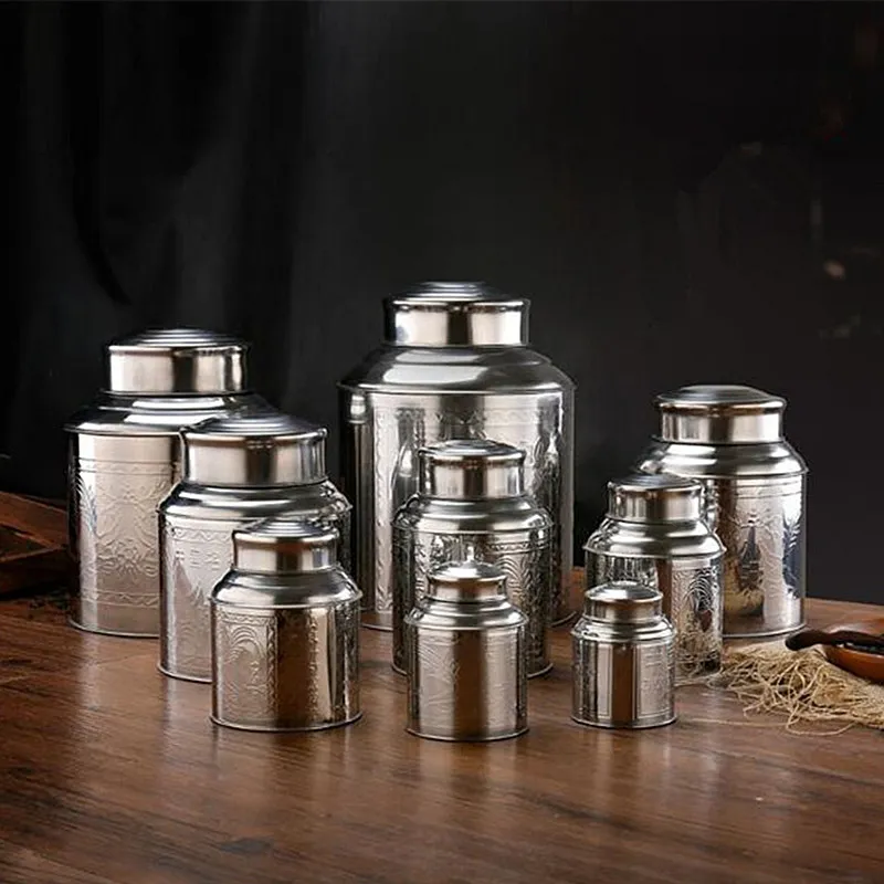 Stainless Steel Large Tea Cadd - Mini Iron Travel recension och pris