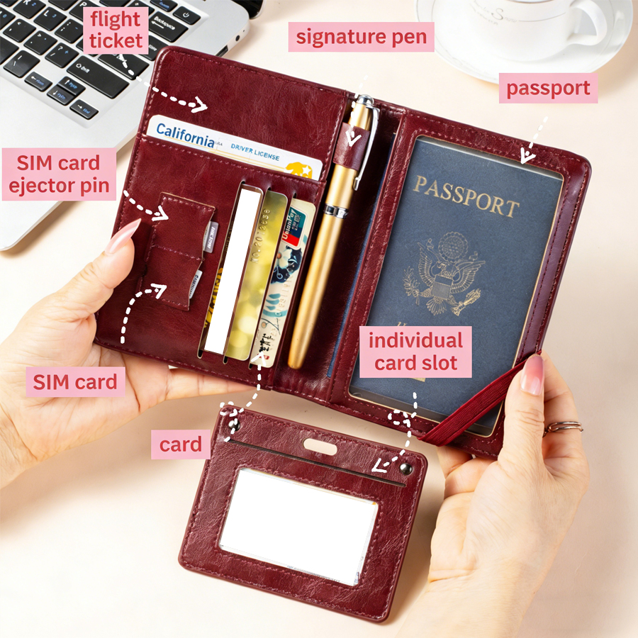 Passport Holder and Wallet in  - Travel Accessories Essentials recension och pris