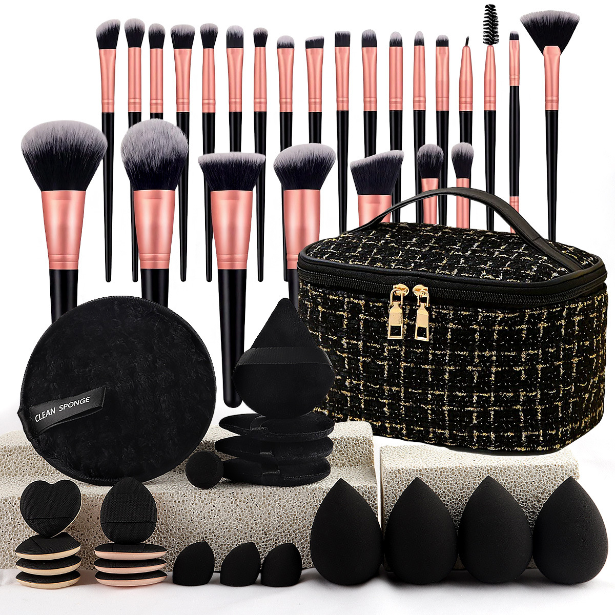 Makeup Brush Set Chic Fragranc - Travel Accessories Kit recension och pris