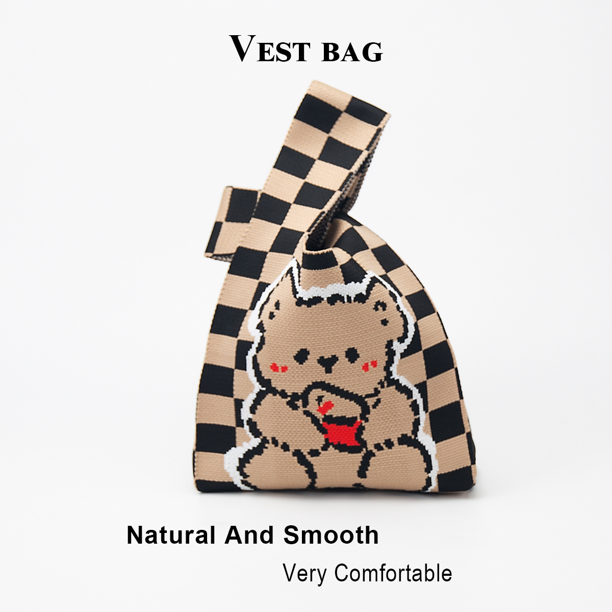 Cute Knitted Handbag for Girls - Travel Accessories Designer recension och pris