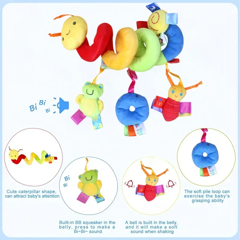 Baby Hanging Car Seat Toys Plu - Travel Accessories For Baby recension och pris