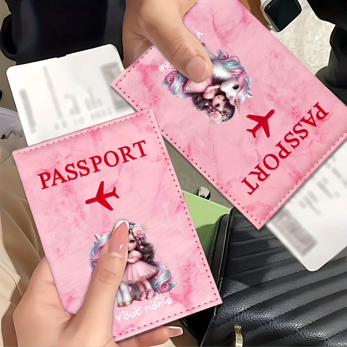 Unicorn Girl Pattern PU Passpo - Travel Accessories Gear recension och pris