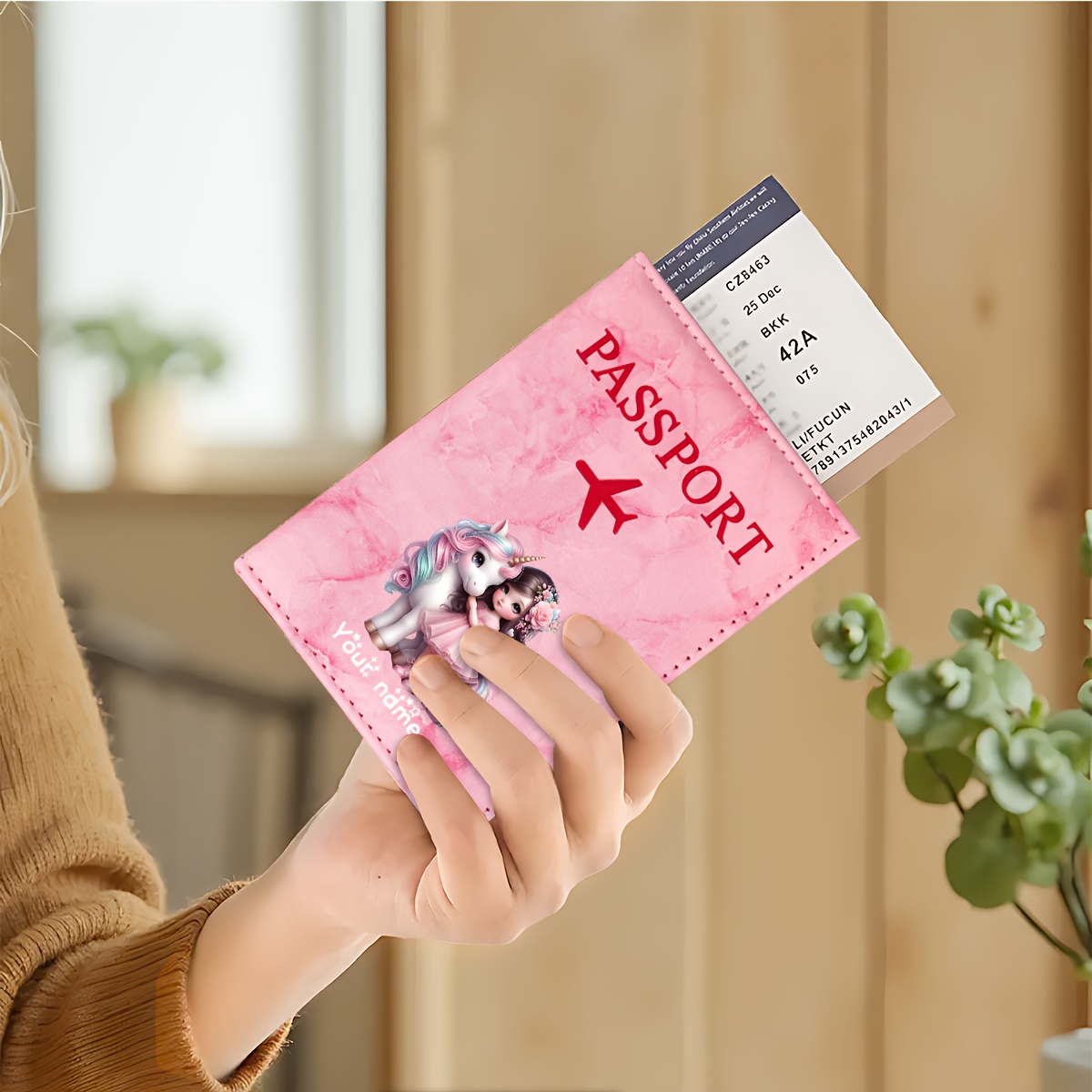 Unicorn Girl Pattern PU Passpo - Travel Accessories Gear recension och pris