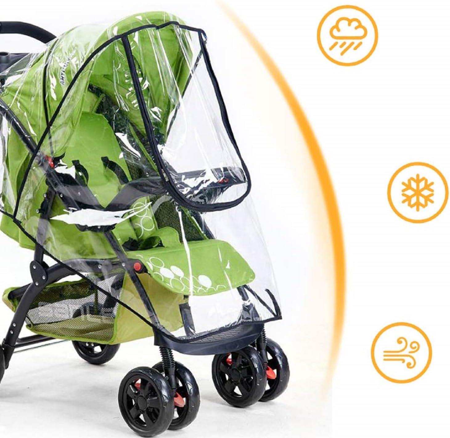Baby Stroller Rain Cover, Univ - Travel Accessories For Baby recension och pris