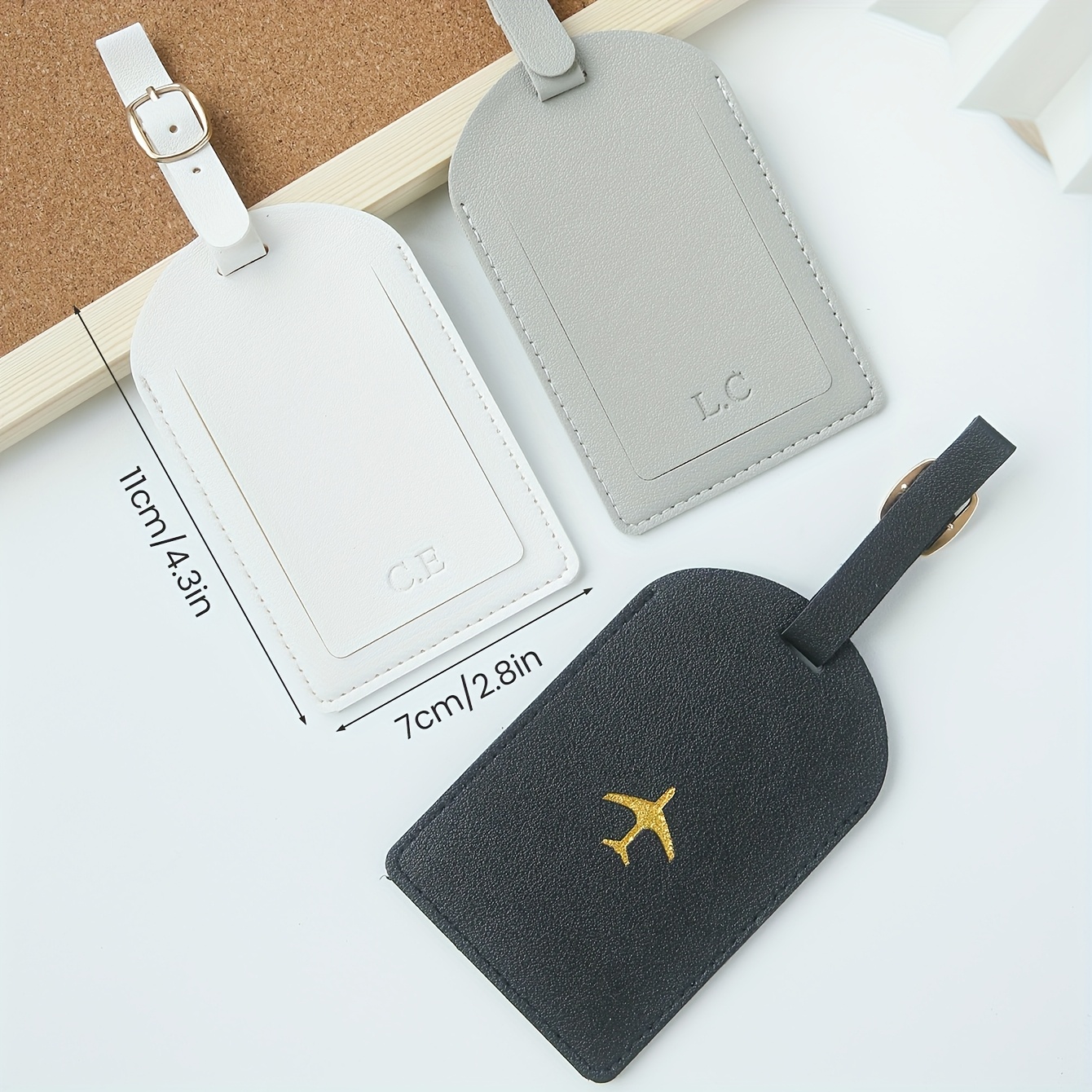 1PC Custom Initials Luggage Ta - Travel Packing Cube recension och pris