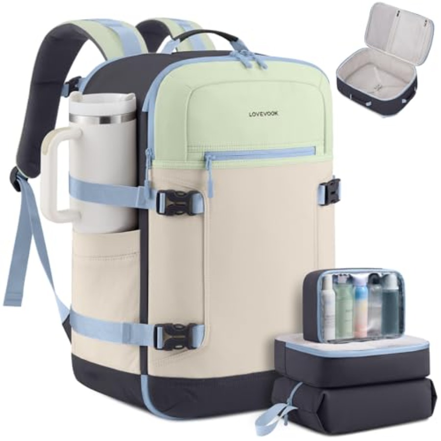 50L Travel Backpack for Women  - Travel Packing Cube recension och pris