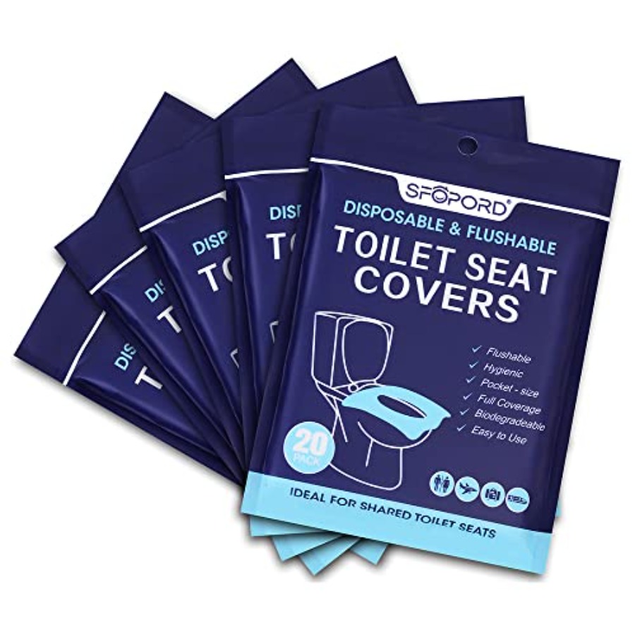 XL 100PCS Toilet Seat Covers D - Travel Accessories Essentials recension och pris