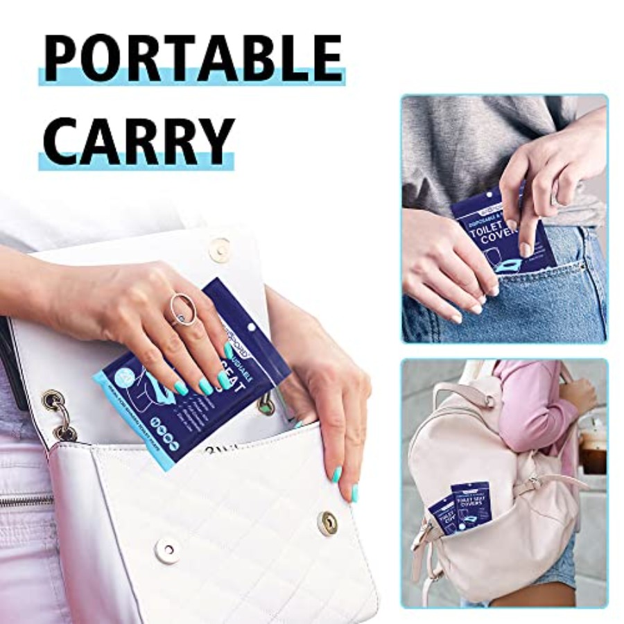 XL 100PCS Toilet Seat Covers D - Travel Accessories Essentials recension och pris