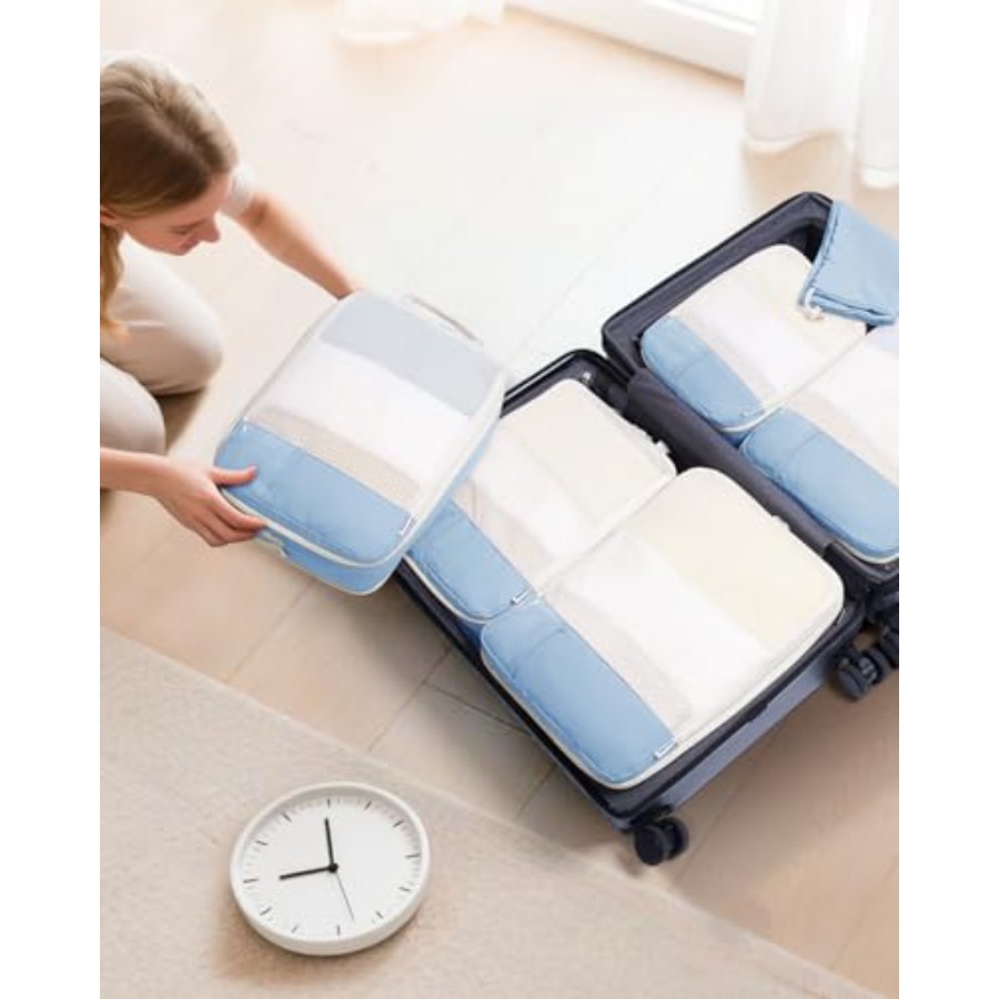 6 Set Compression Packing Cube - Travel Packing Cube recension och pris