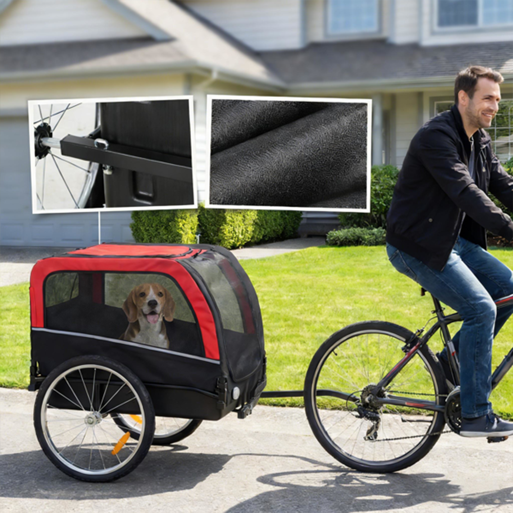 Dog Bike Trailer Pet Cart Bicy - Travel Accessories In Store recension och pris