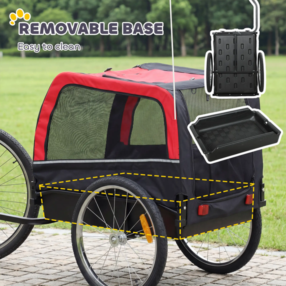 Dog Bike Trailer Pet Cart Bicy - Travel Accessories In Store recension och pris
