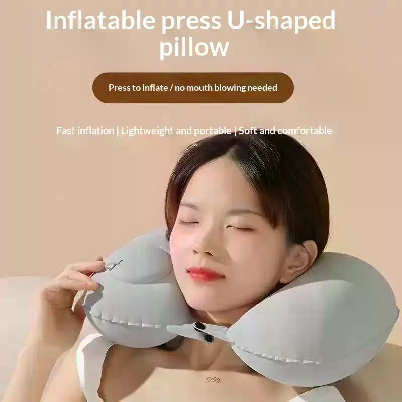 Flocking Inflatable Portable N - Travel Accessories Pillow recension och pris