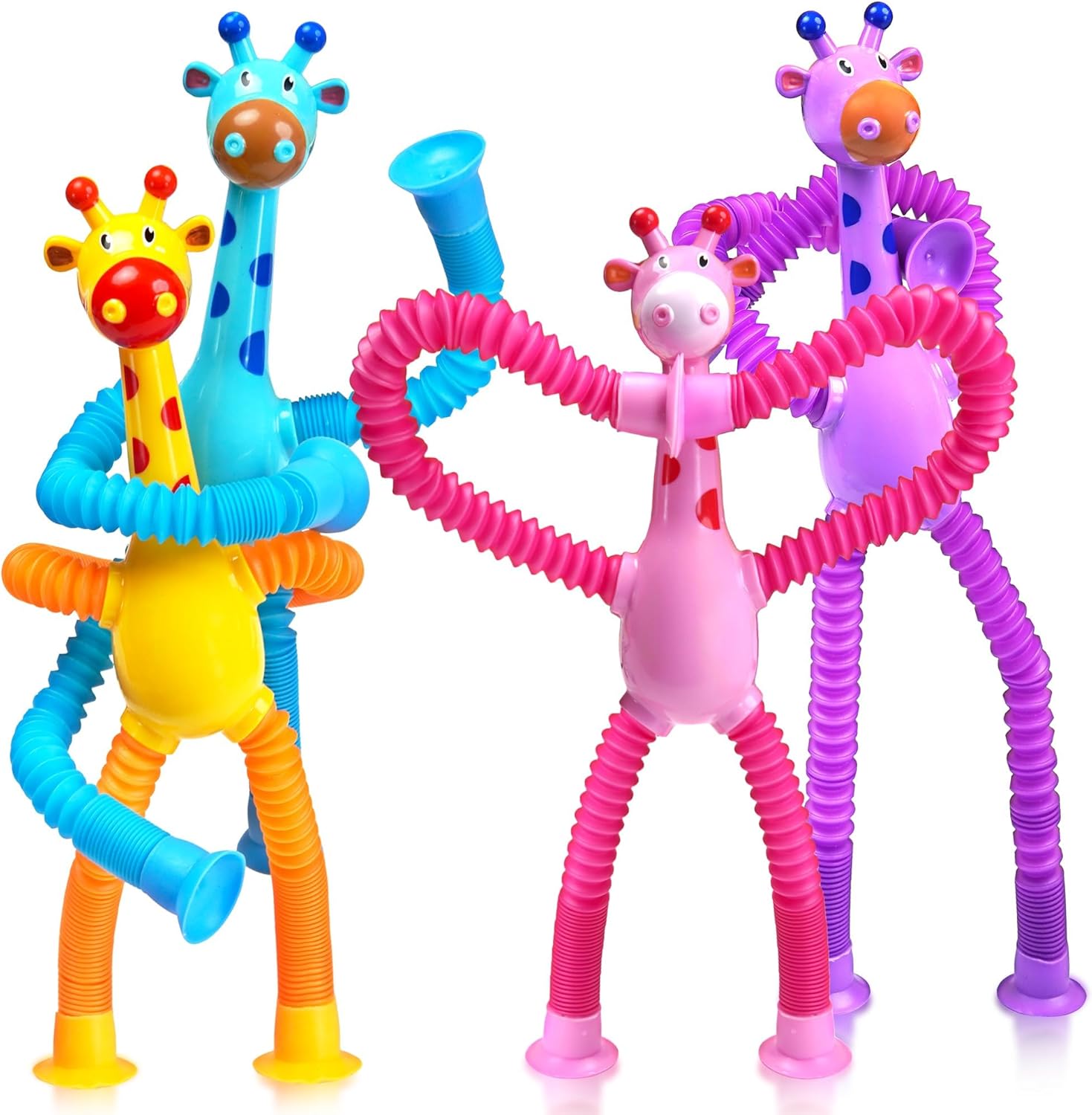 Giraffe Sensory Travel Toys 4P - Travel Accessories Gift Basket recension och pris