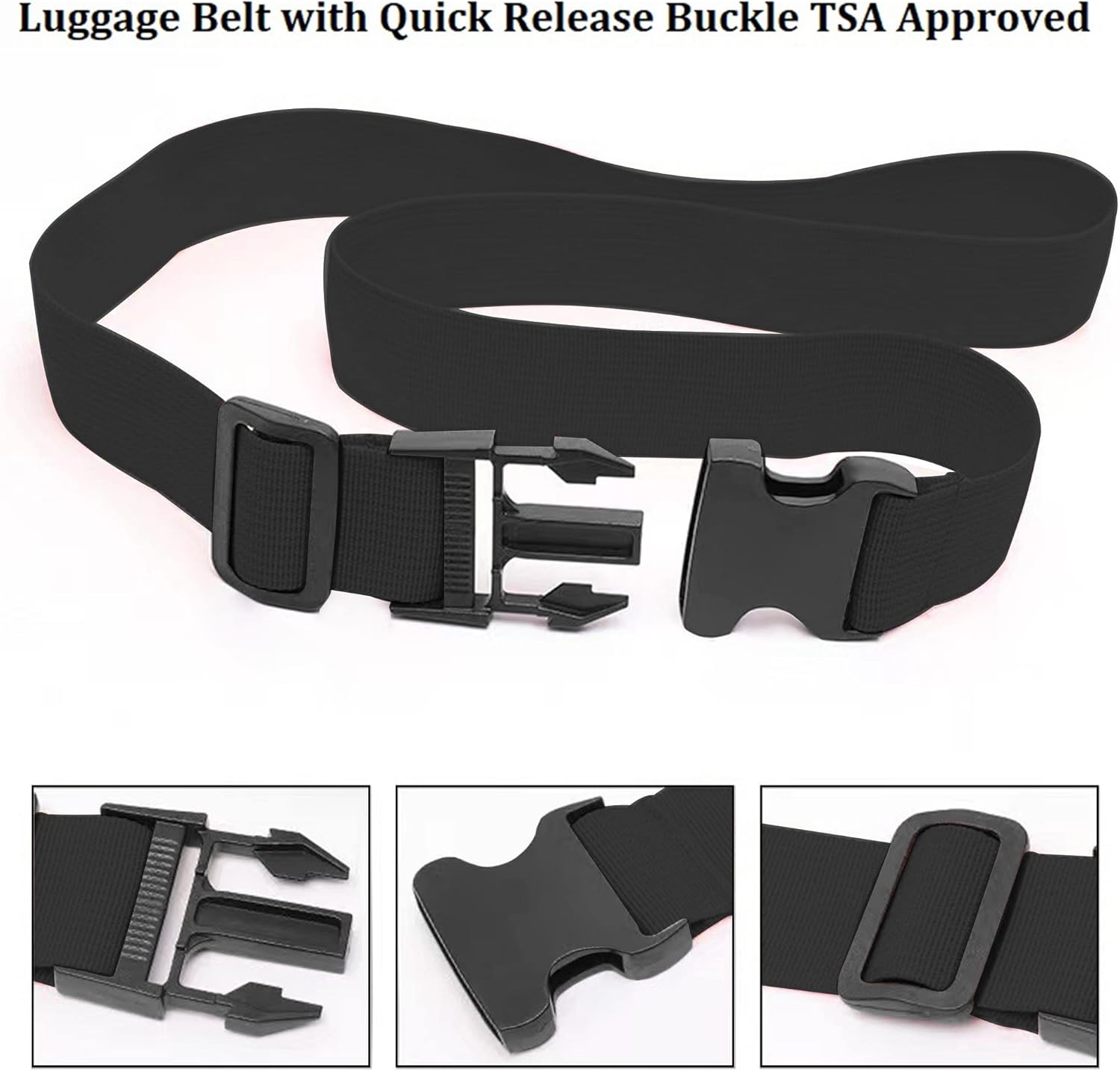 2 Pack Adjustable Luggage Stra - Travel Accessories Kit recension och pris