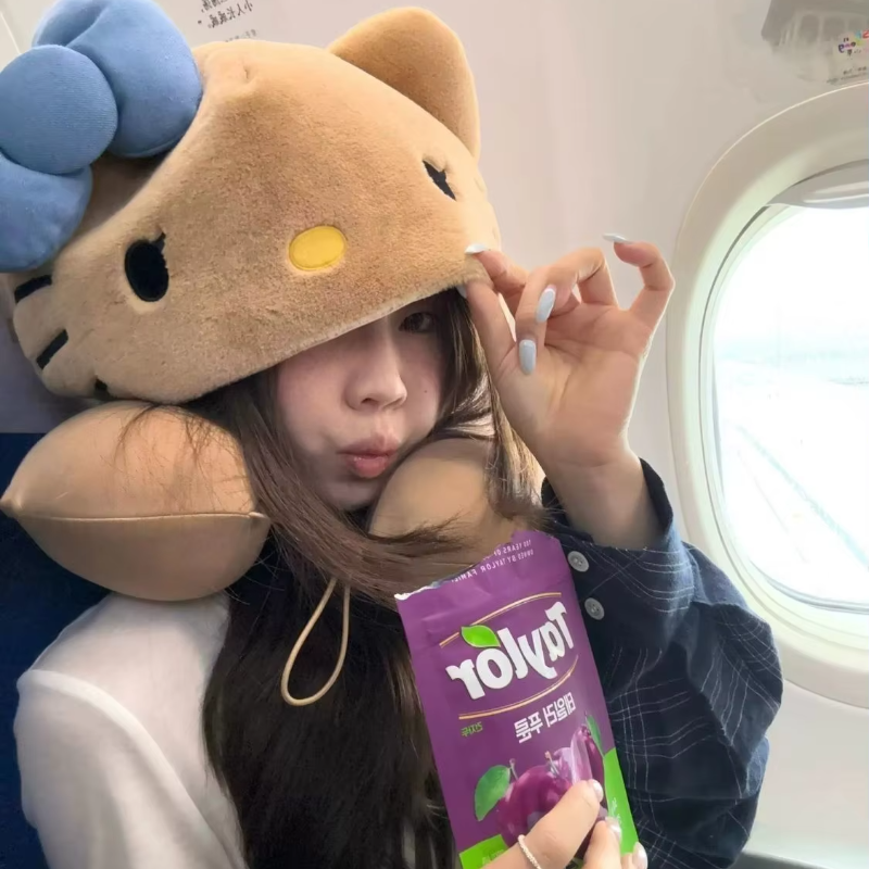 Hello Kitty Hooded Pillow Neck - Travel Accessories Pillow recension och pris