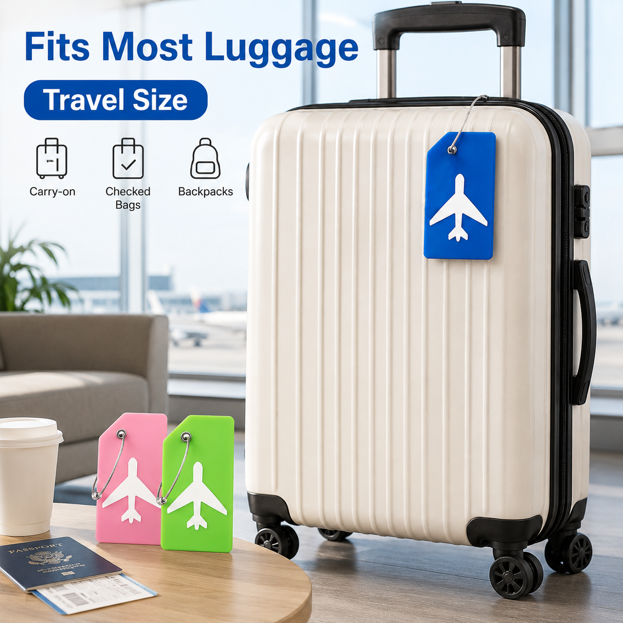 2/5PCS Silicone Travel Luggage - Travel Accessories Designer recension och pris