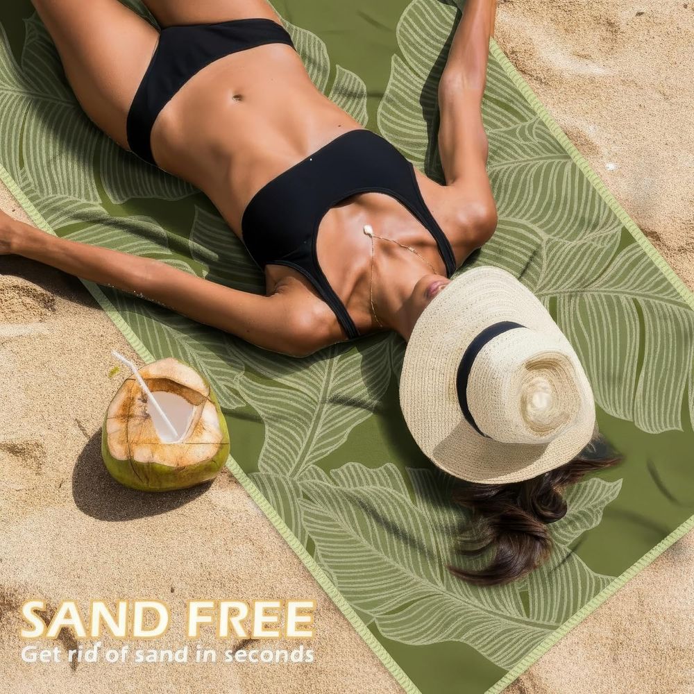 Large Quick-Dry Sand-Free Beac - Travel Towel Quick Dry recension och pris