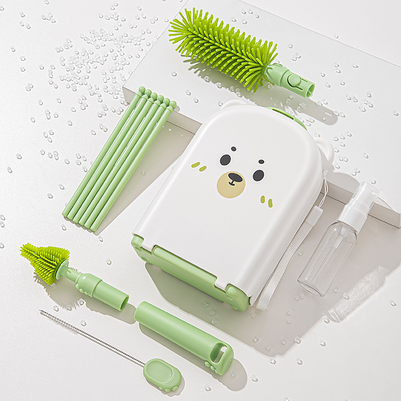 Travel Baby Bottle Brush Set - - Travel Accessories For 3 Year Old recension och pris