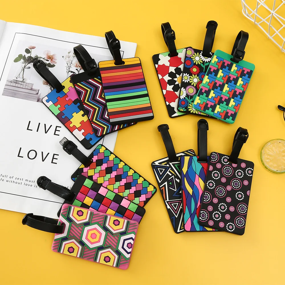 1PCS Geometric Luggage Tags Su - Travel Packing Cube recension och pris