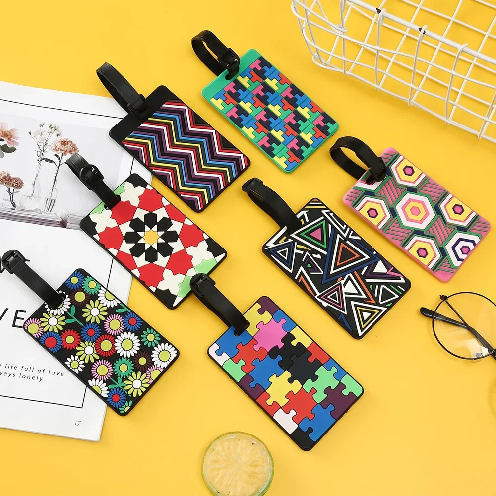 1PCS Geometric Luggage Tags Su - Travel Packing Cube recension och pris