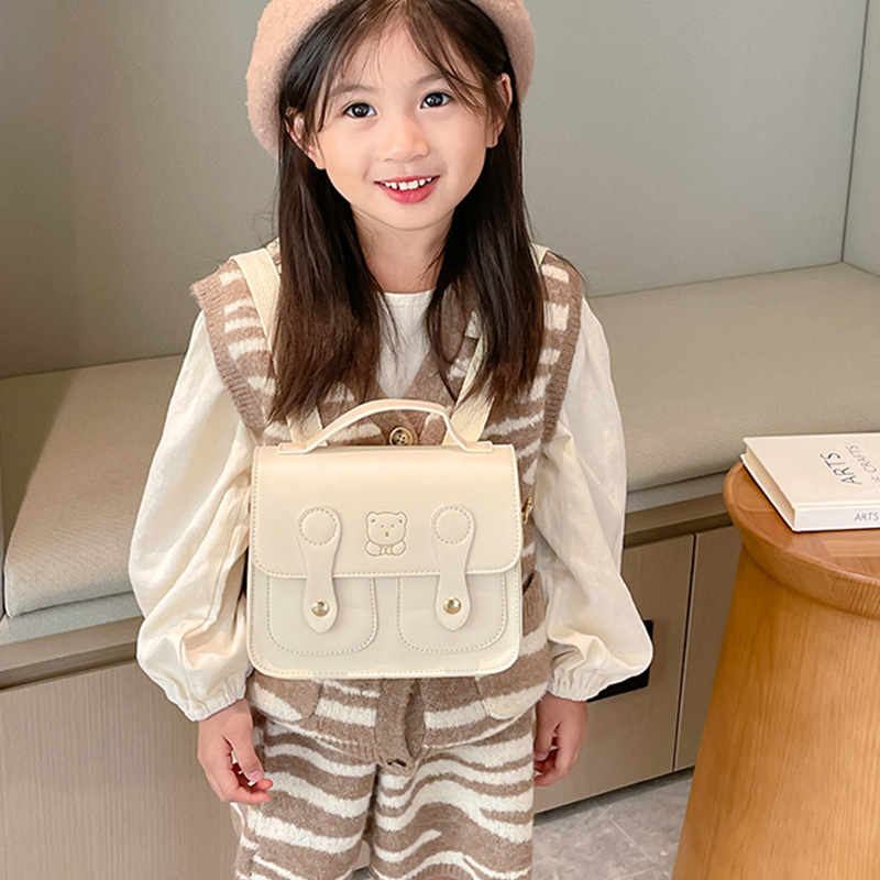 Bear Kids Backpack PU Leather  - Travel Accessories For Baby recension och pris