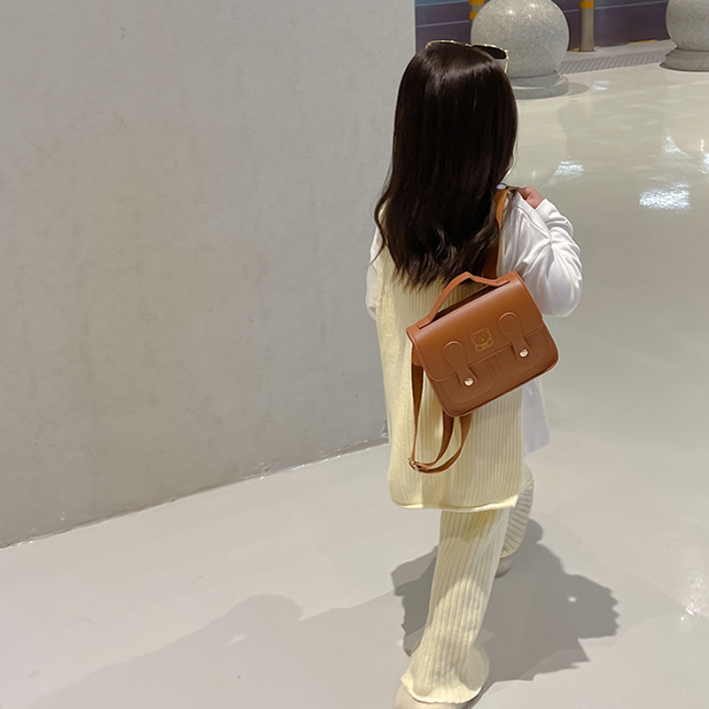 Bear Kids Backpack PU Leather  - Travel Accessories For Baby recension och pris