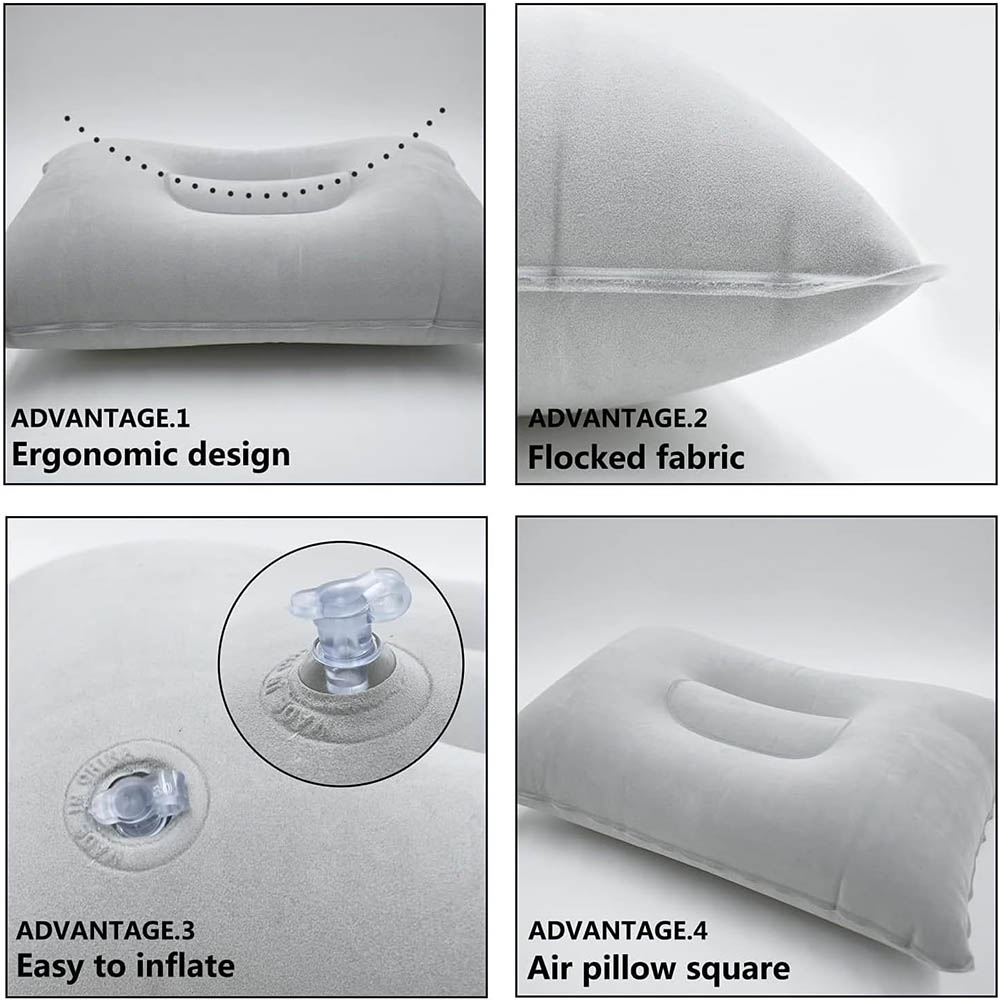 Inflatable Travel Pillow Porta - Travel Accessories Pillow recension och pris