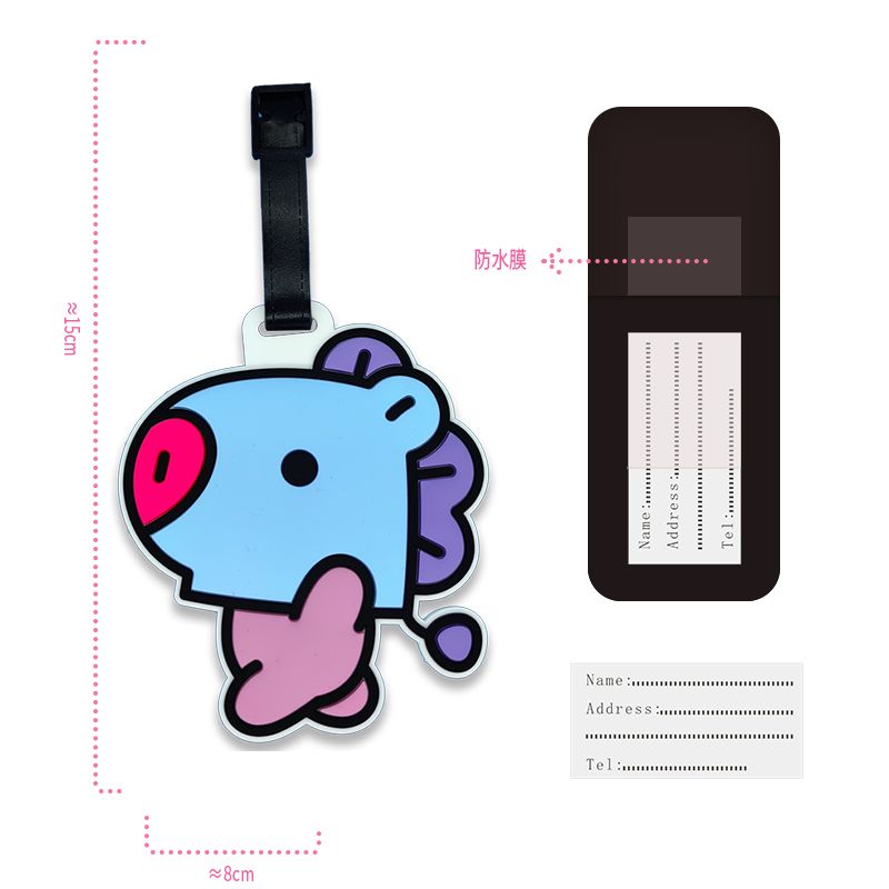 BT21 cartoon cute keychain Kaw - Travel Accessories Kit recension och pris
