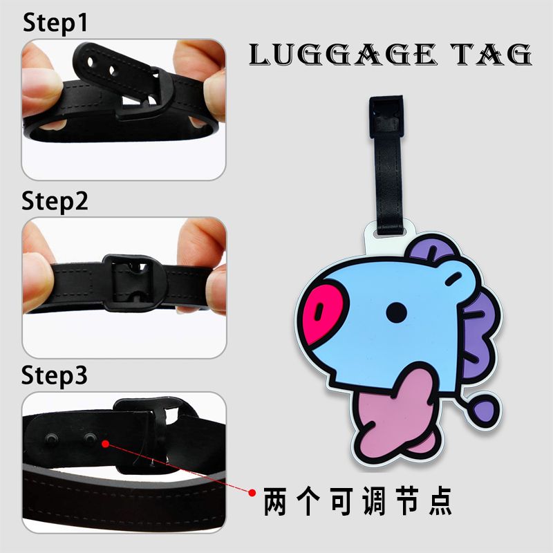 BT21 cartoon cute keychain Kaw - Travel Accessories Kit recension och pris