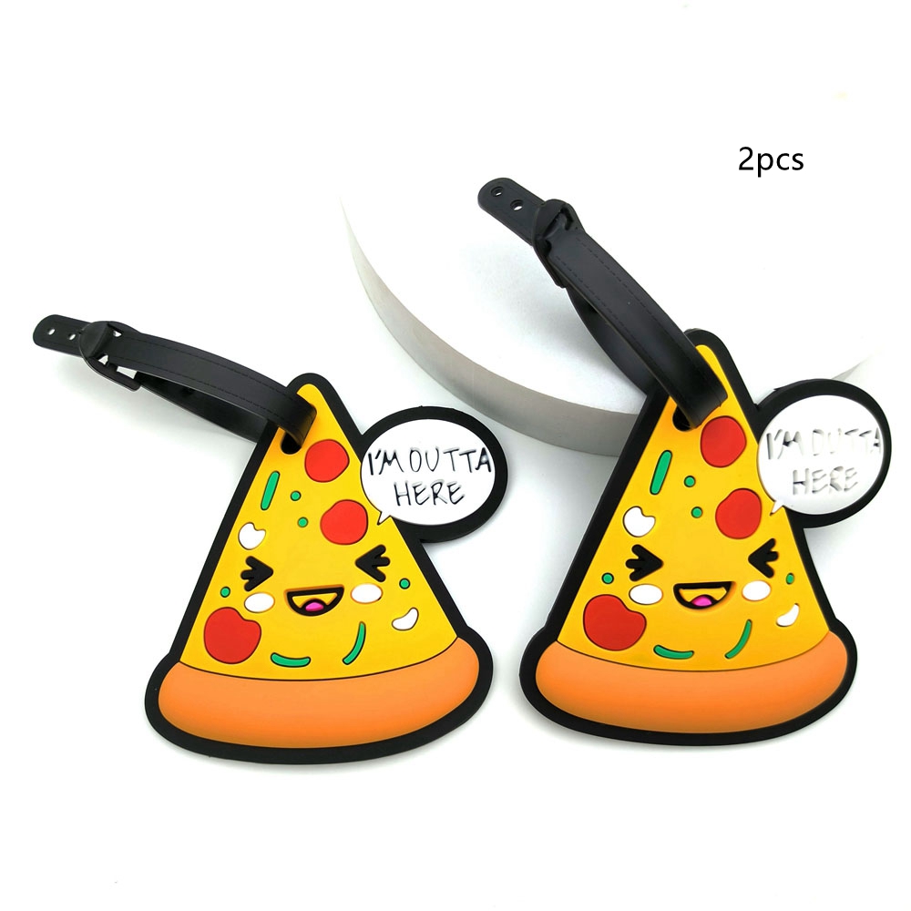 2pcs Delicious Food Pizza Lugg - Travel Accessories Essentials recension och pris