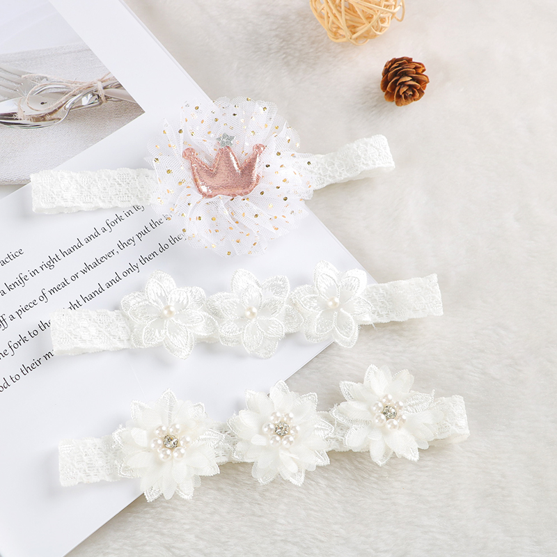 baby headband Flower Bows Crow - Travel Accessories For 3 Year Old recension och pris