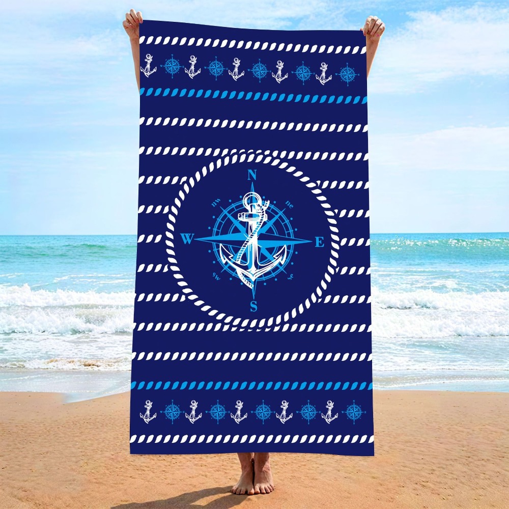 Anchor Beach Towel70x140CM Qui - Travel Towel Quick Dry recension och pris