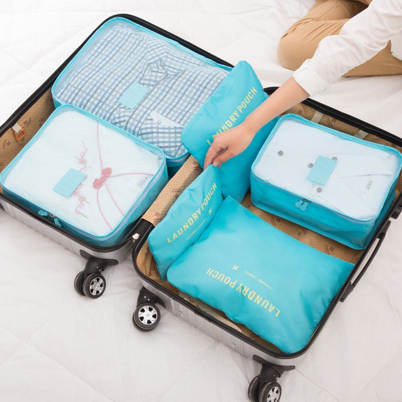 6Pcs Large Size Travel Packing - Travel Packing Cube recension och pris