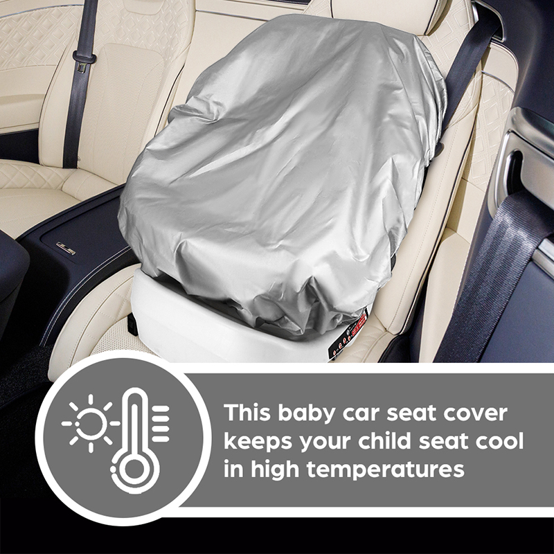 1PC Silver  Baby Car Seat Sun  - Travel Accessories For 3 Year Old recension och pris